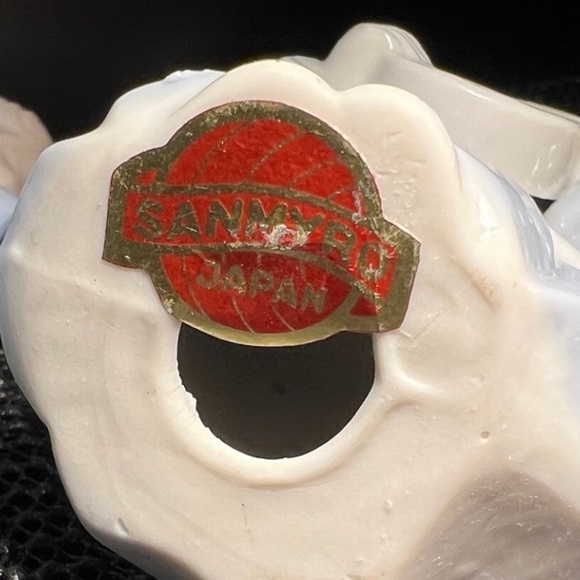 Set (2) Vintage Sanmyro Japan Porcelain Songbird Angels Mandolin Concertina 3.5” - Picture 10 of 12